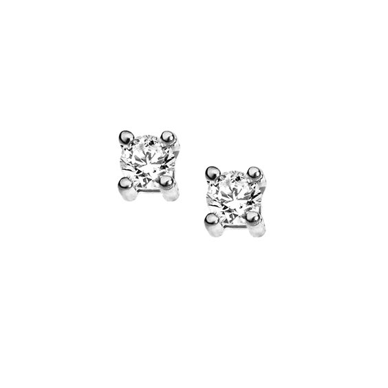 Earrings Comete Woman Punto Luce in Gold Diamante 0.10 Ct ORB893 - ORB893